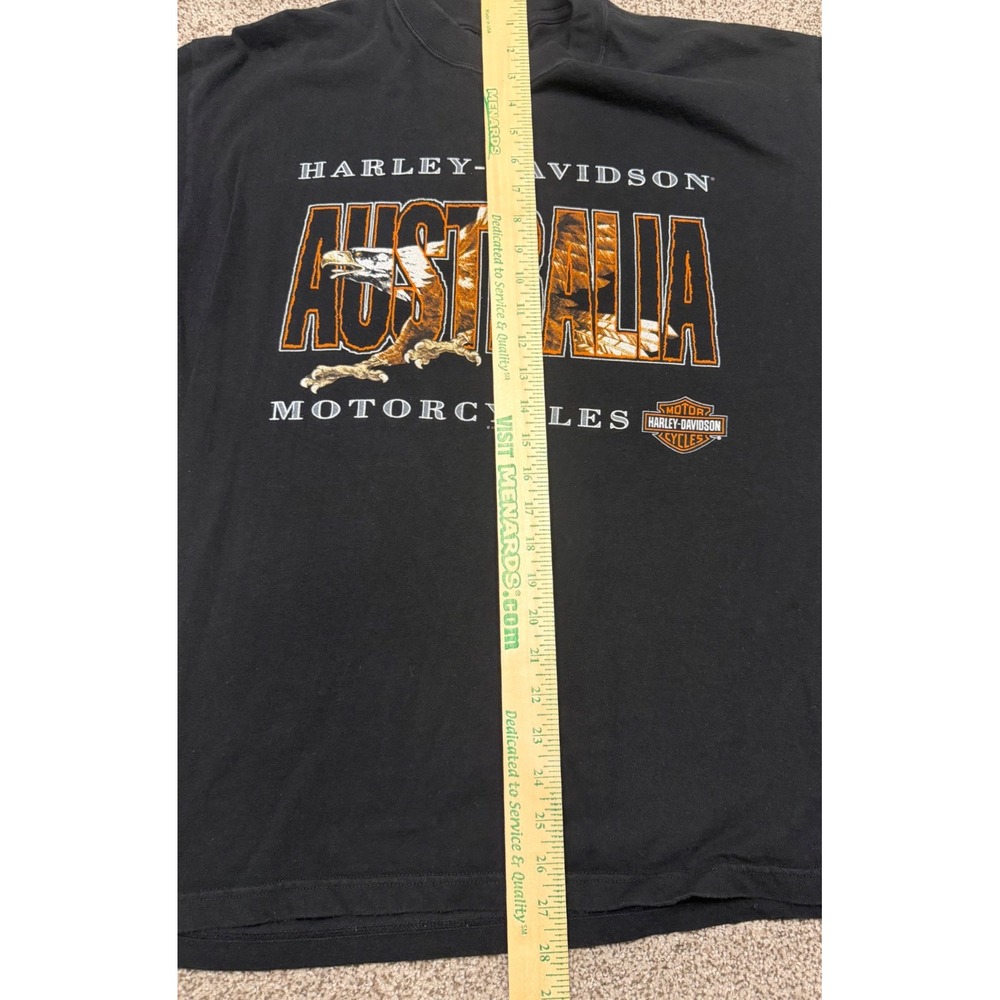 Vintage 1997 Harley Davidson Australia T Shirt XL Sydney Eagle Biker 90s Tee - Picture 8 of 8